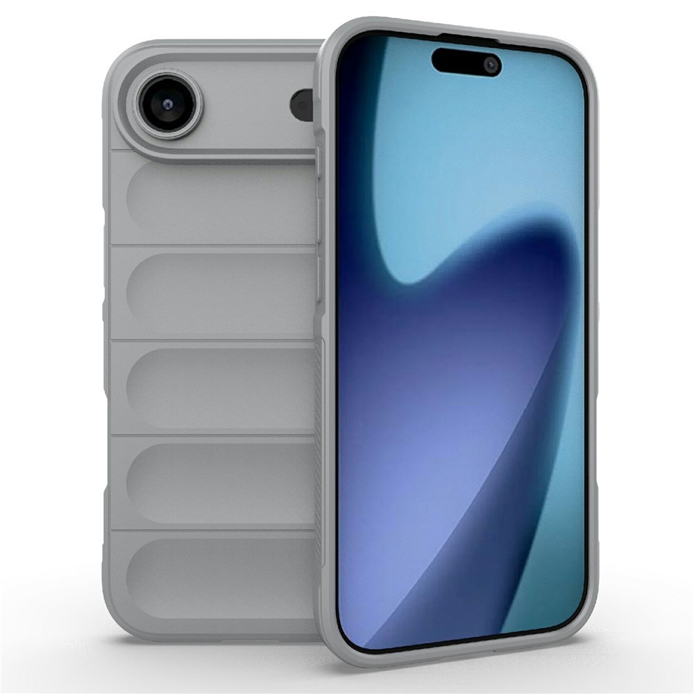 Rugg tartós zselés tok iPhone 17 Air készülékhez - világosszürke