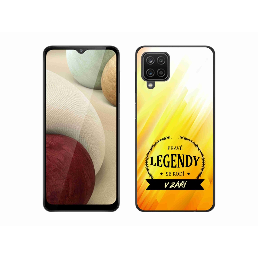 Gél borító mmCase Samsung Galaxy M12 - Legendák szeptemberben sárga háttérrel