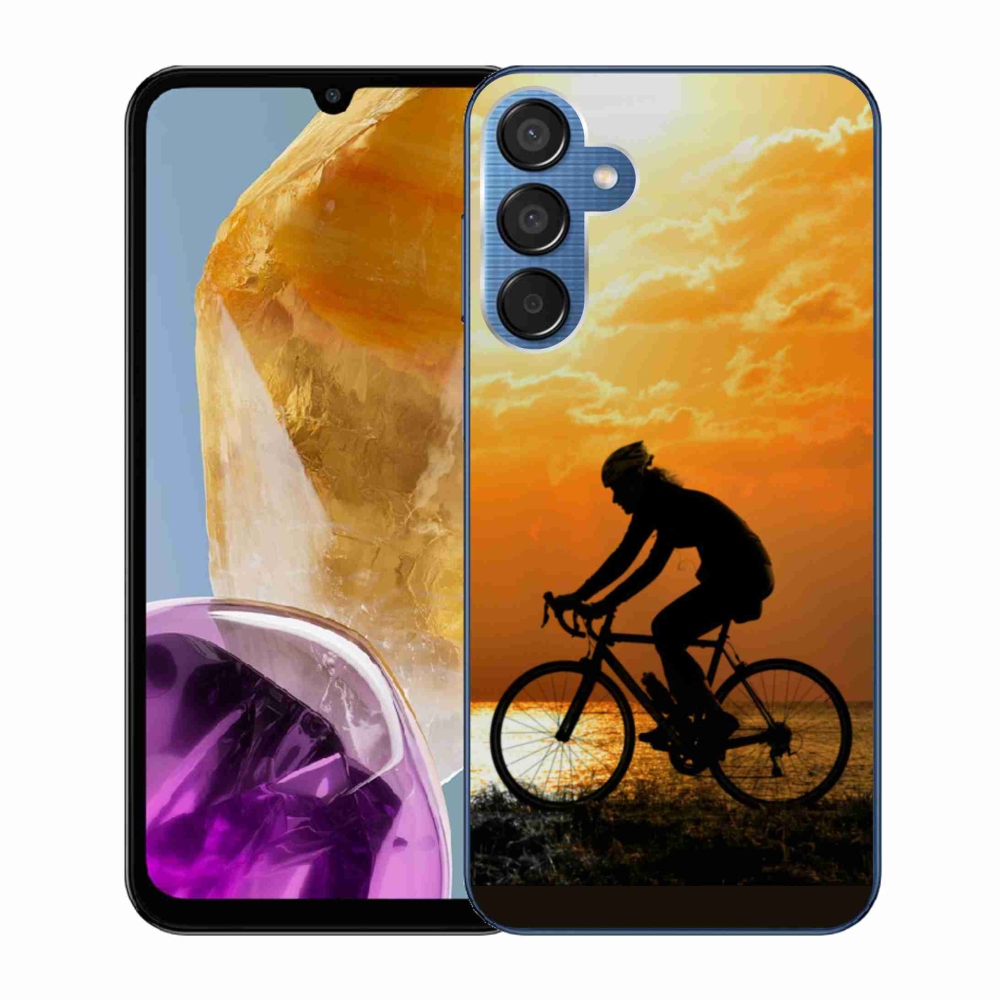 Gél borító mmCase Samsung Galaxy M15 5G - kerékpározás
