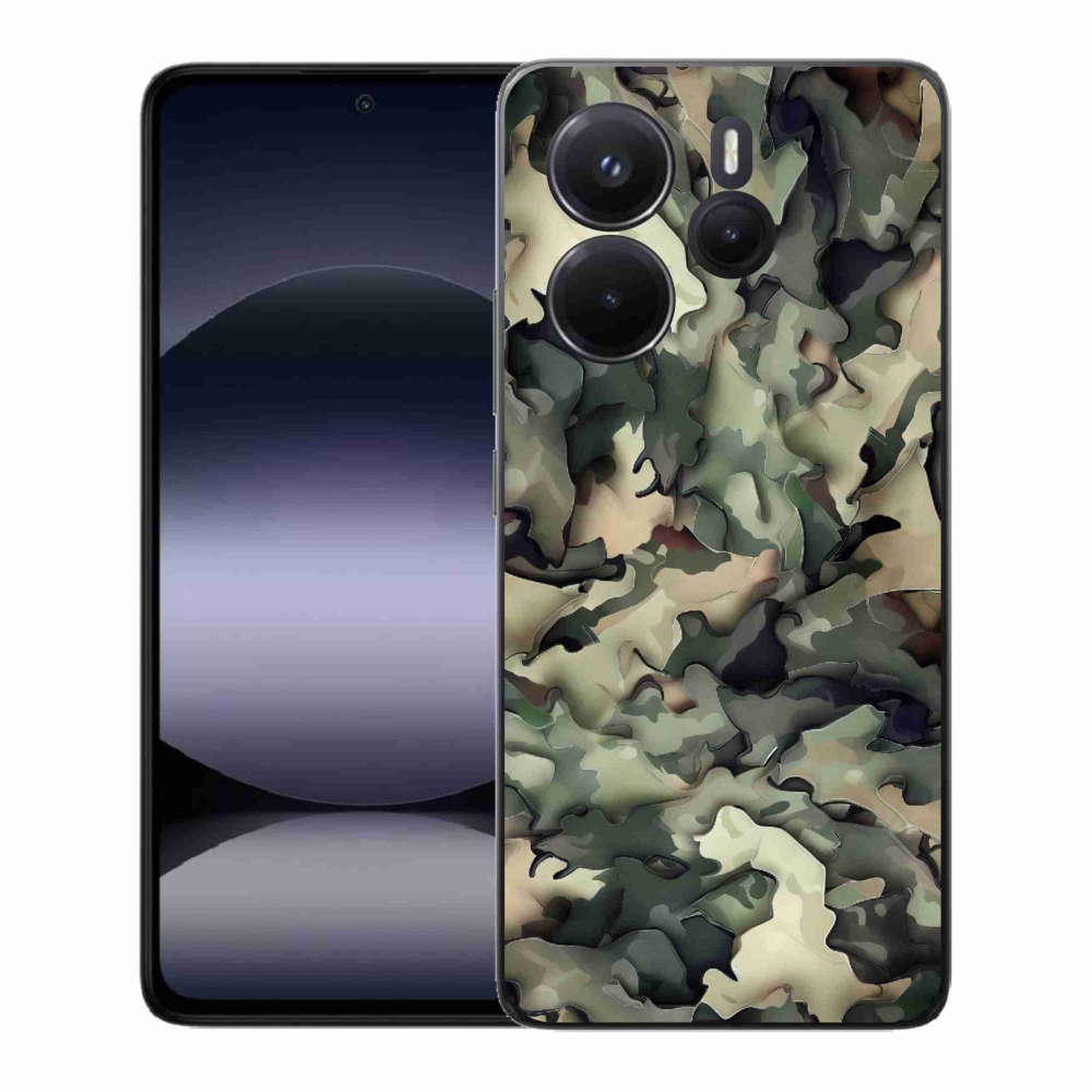 Gél borítás mmCase a Xiaomi Redmi Note 14-hez - terepszínű minta 9