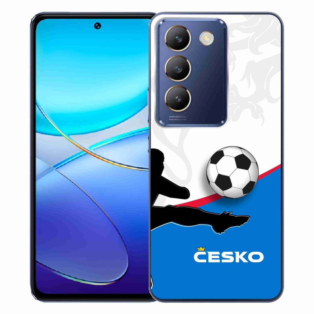 Gél borítás mmCase a Vivo V40 SE 4G/5G - futball Csehország 3