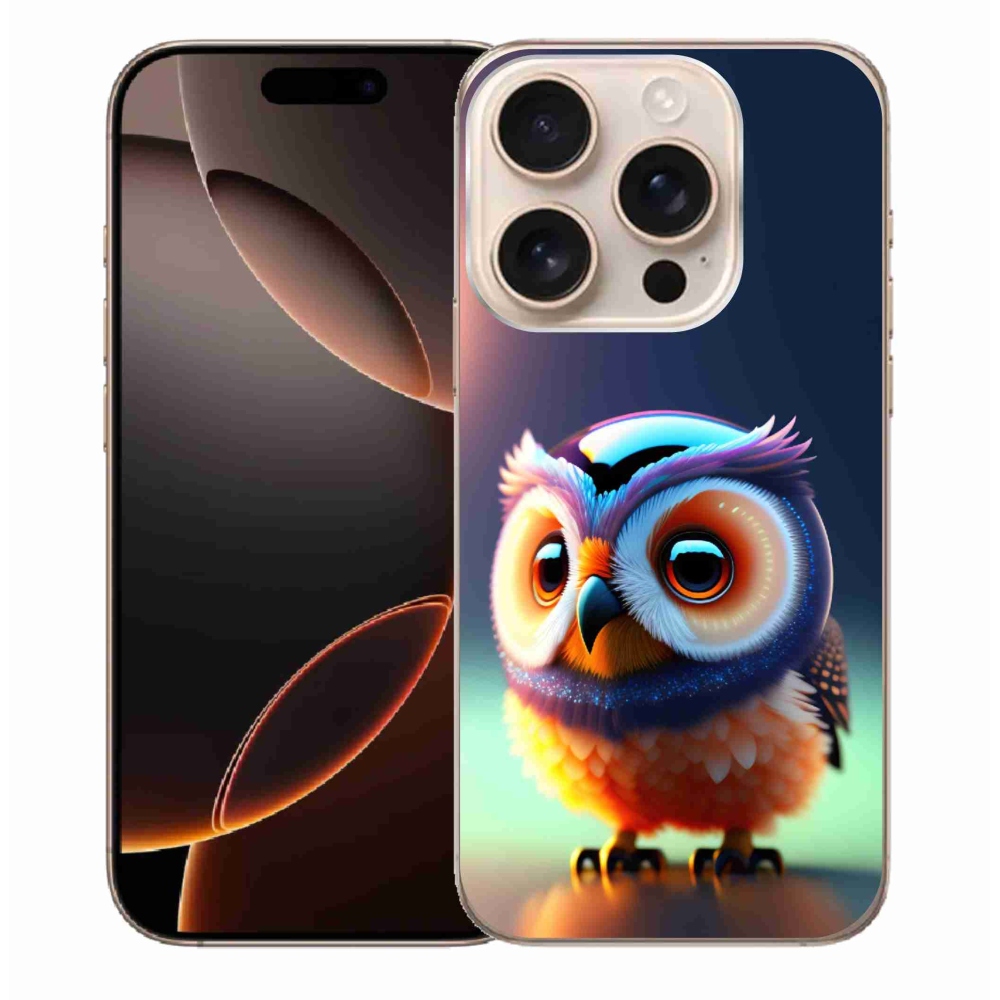 Zselés borítás mmCase iPhone 16 Pro Max készülékhez - bagoly