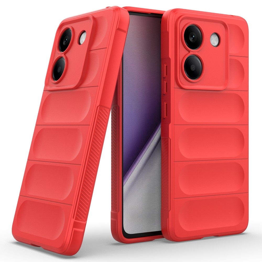 Rugg tartós zselés tok Xiaomi Poco M7 Pro 5G - piros