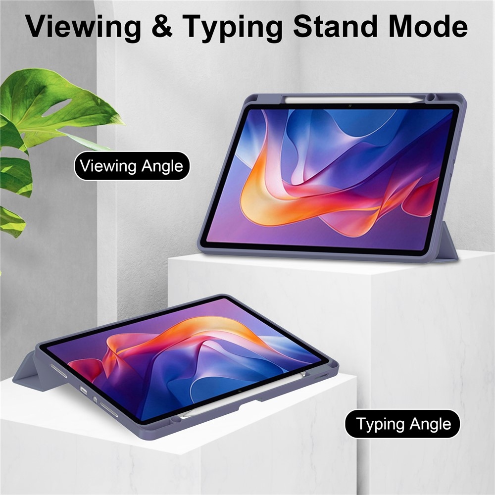 Ügyes záró tok Xiaomi Redmi Pad 2 tablethez - lila