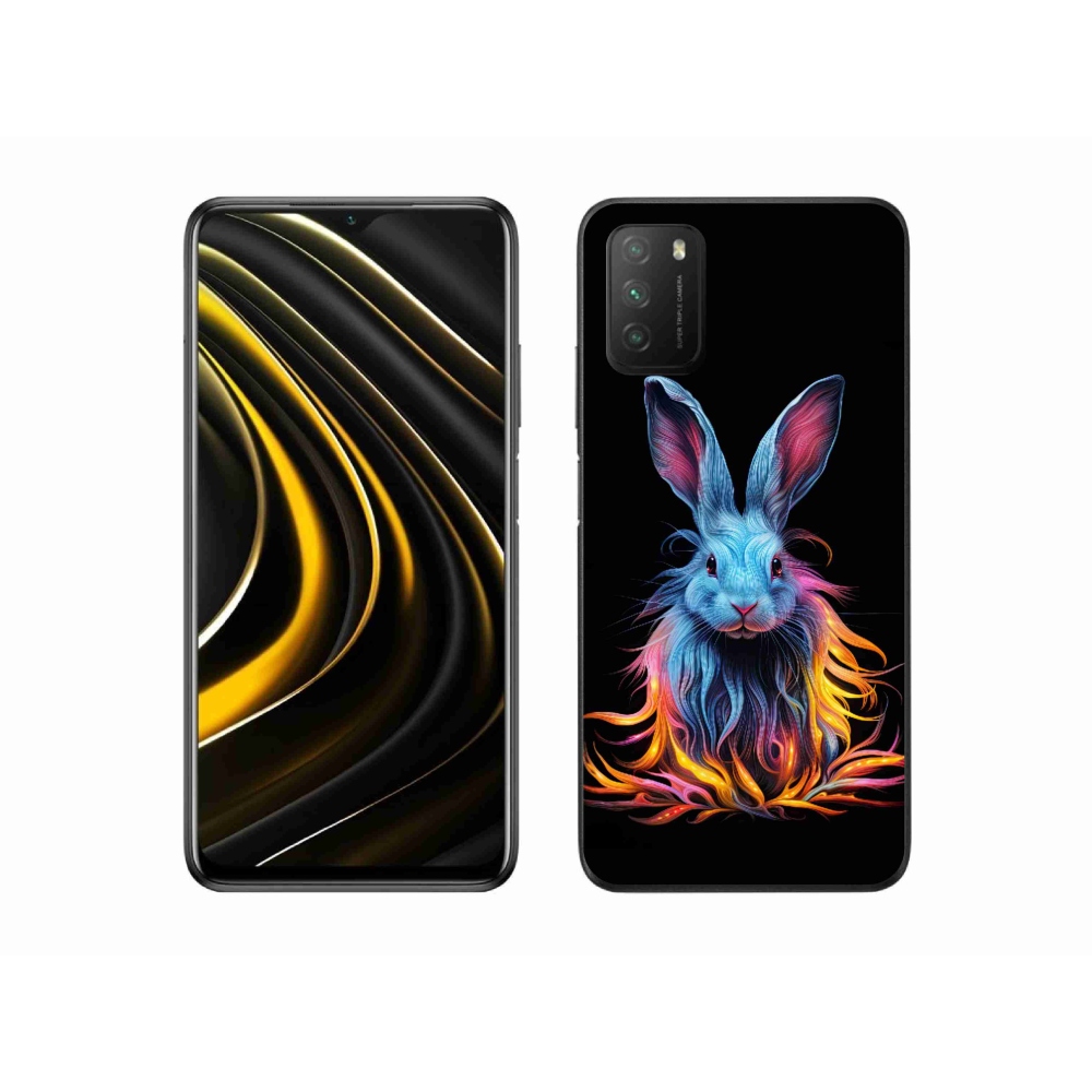 Gél borítás mmCase a Xiaomi Poco M3-hoz - absztrakt nyúl