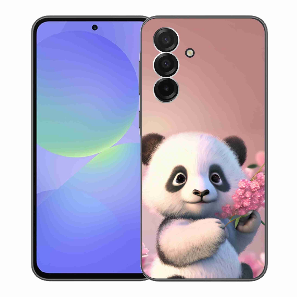 Gél borítás mmCase Samsung Galaxy A36 5G - aranyos panda