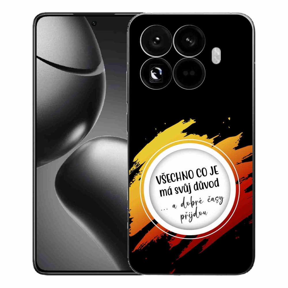 Gél borítás mmCase a Xiaomi 15T Pro számára - idézet 3 fekete háttér