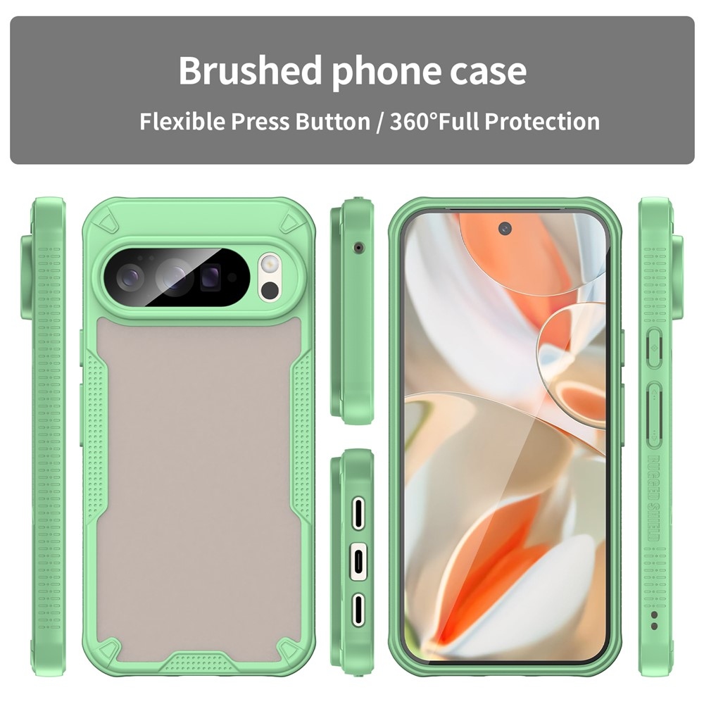 Fagyasztott tartós borítás a Google Pixel 10 Pro XL-hez - zöld