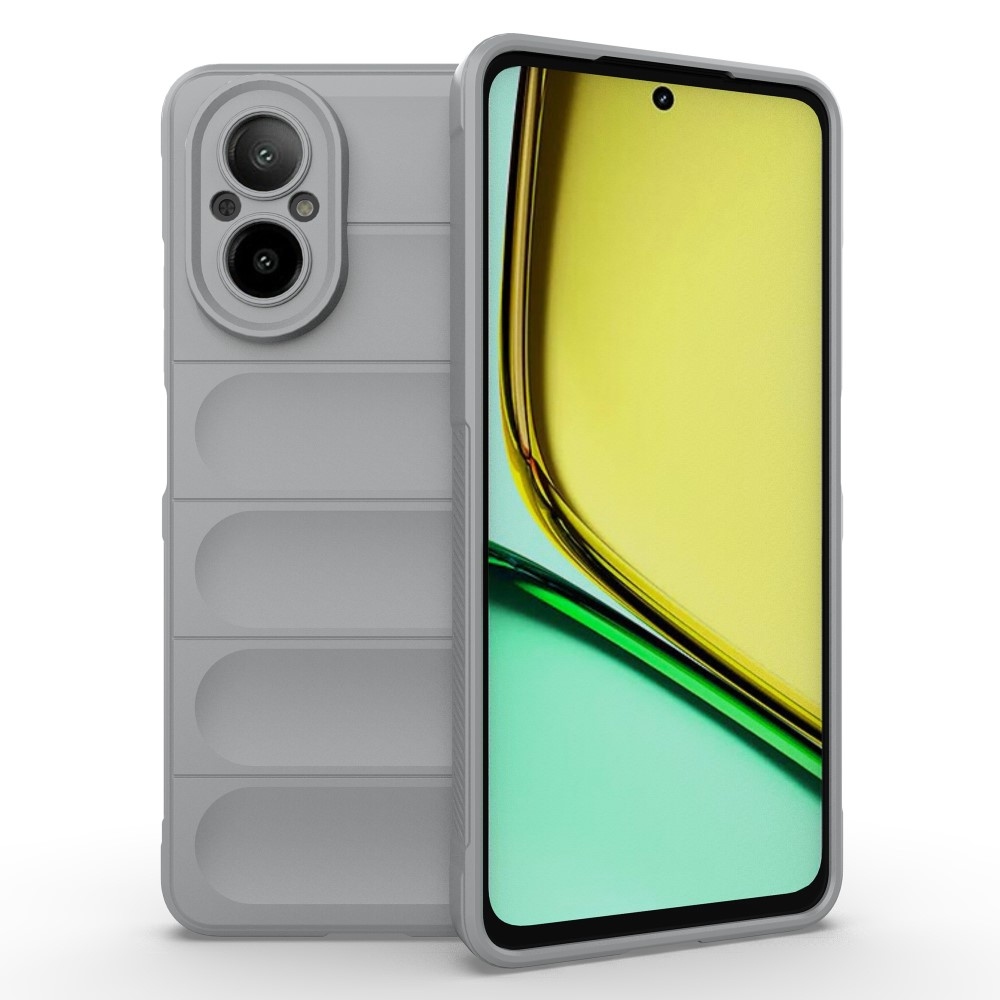 Rugg tartós zselés mobiltelefon borító Realme C67 - világosszürke