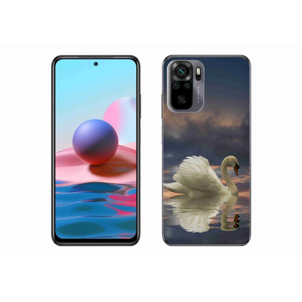 Gél borító mmCase a Xiaomi Poco M5s készülékhez - hattyú