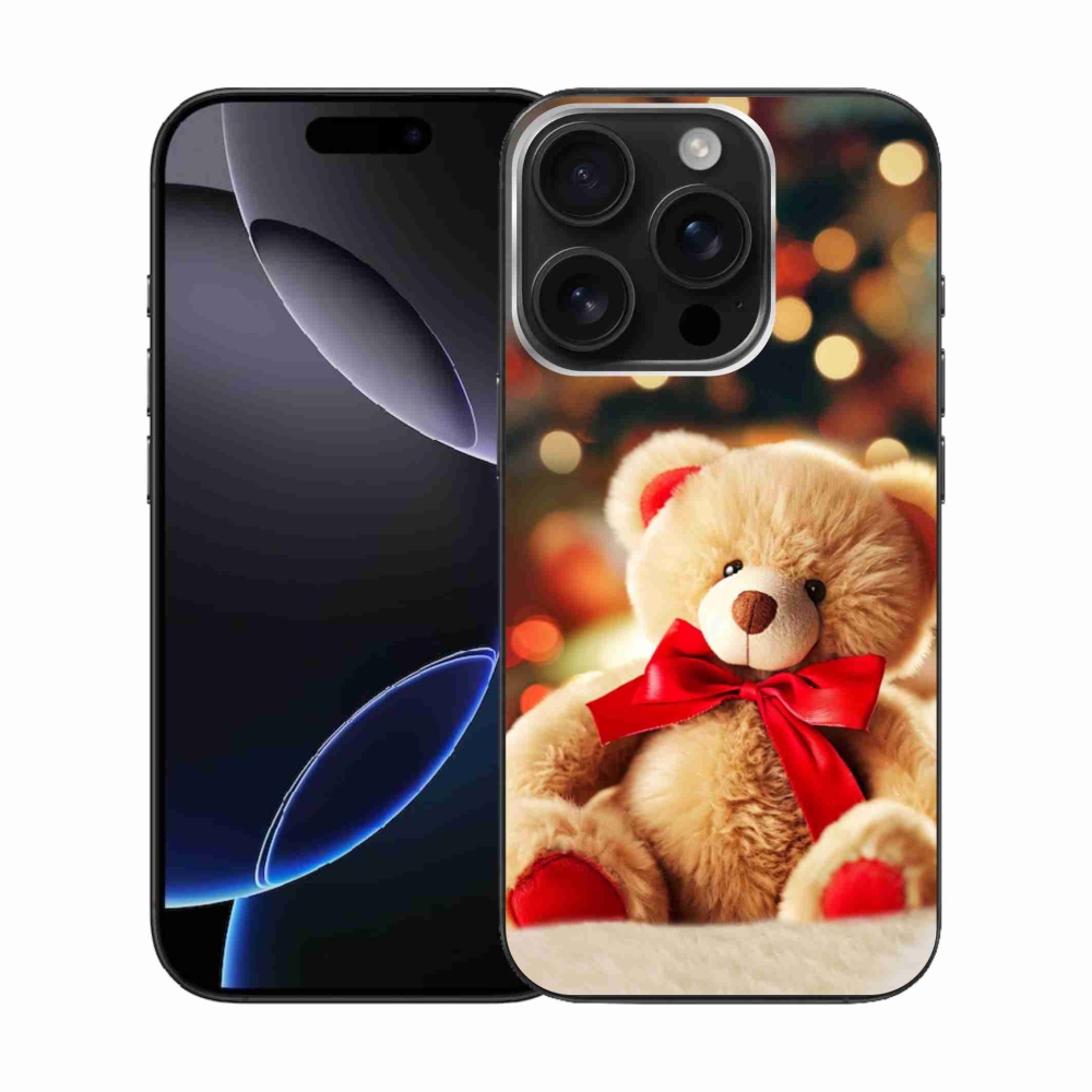 Zselés borítás mmCase iPhone 16 Pro készülékhez - mackó