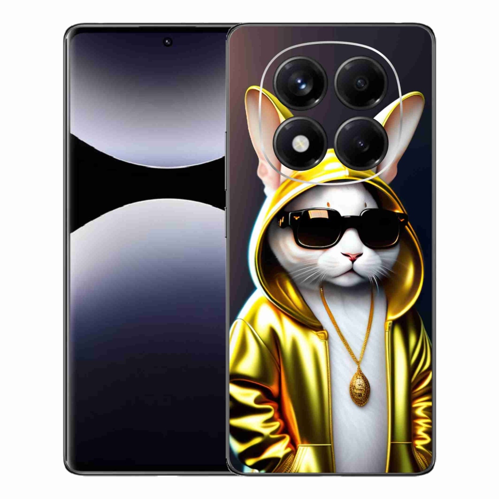 Gél borítás mmCase a Xiaomi Redmi Note 14 Pro számára - cat boss