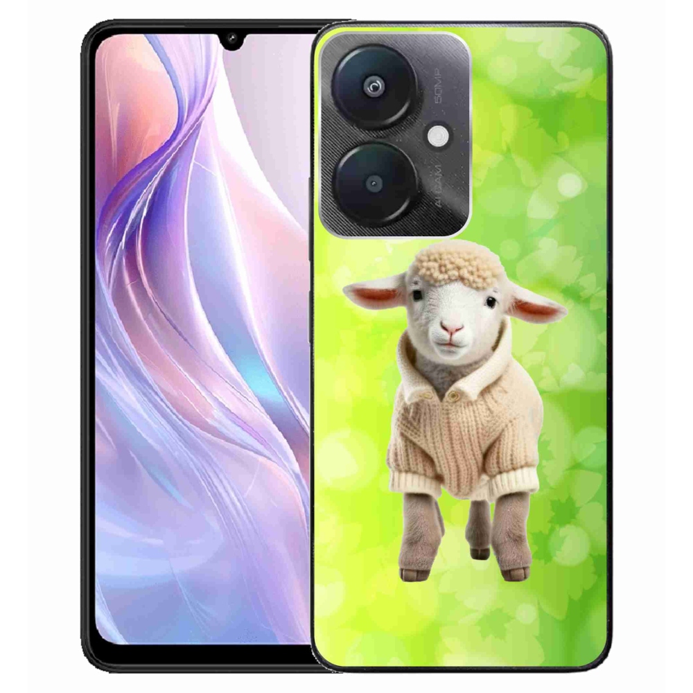 Gél borítás mmCase a Xiaomi Redmi 13C 5G-hez - bárány pulóverben