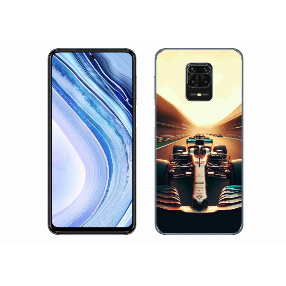 Gél borítás mmCase a Xiaomi Redmi Note 9 Pro számára - formula 1