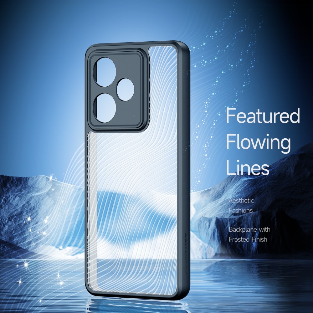 DUX Aimo zselés tok fix hátlappal a Realme GT 7 5G/GT 7T 5G készülékhez - fekete