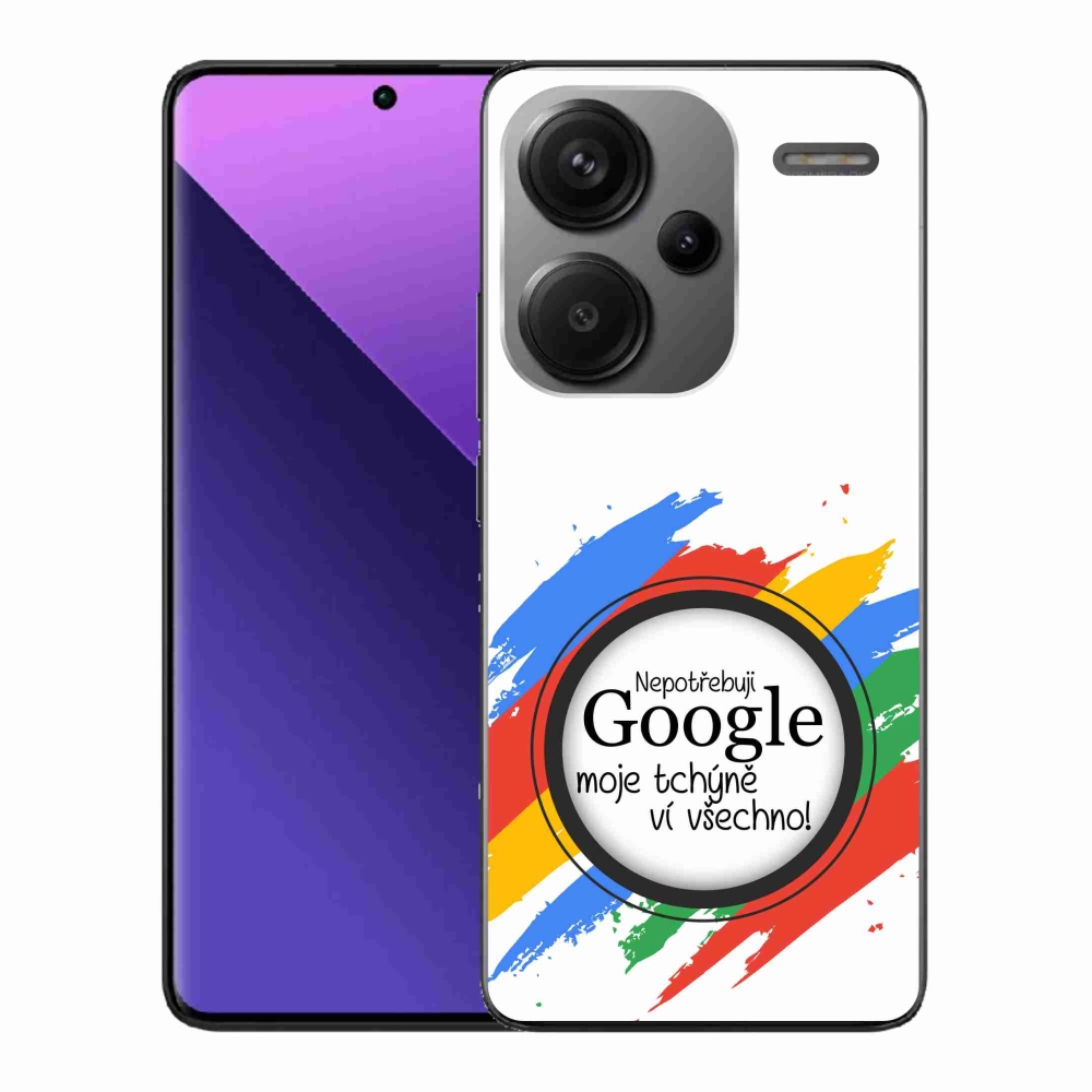 Gél borító mmCase a Xiaomi Redmi Note 13 Pro+ 5G - anyós tudja, hogy minden fehér háttérrel rendelkezik