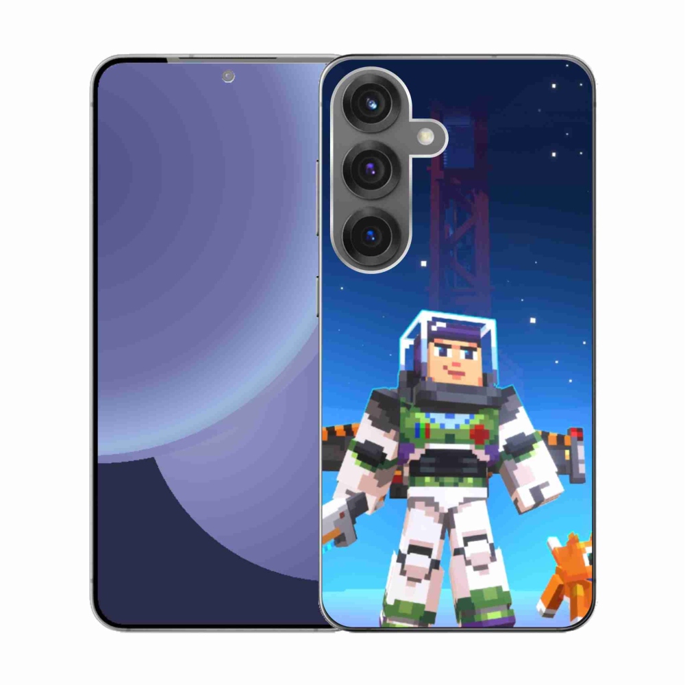 Gél borítás mmCase Samsung Galaxy S25 készülékhez - minecraft 2