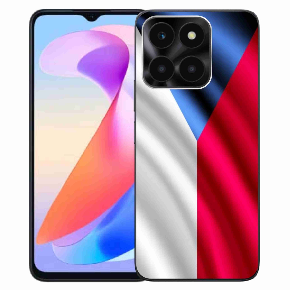 Gél borítás mmCase a Honor X6a számára - cseh zászló