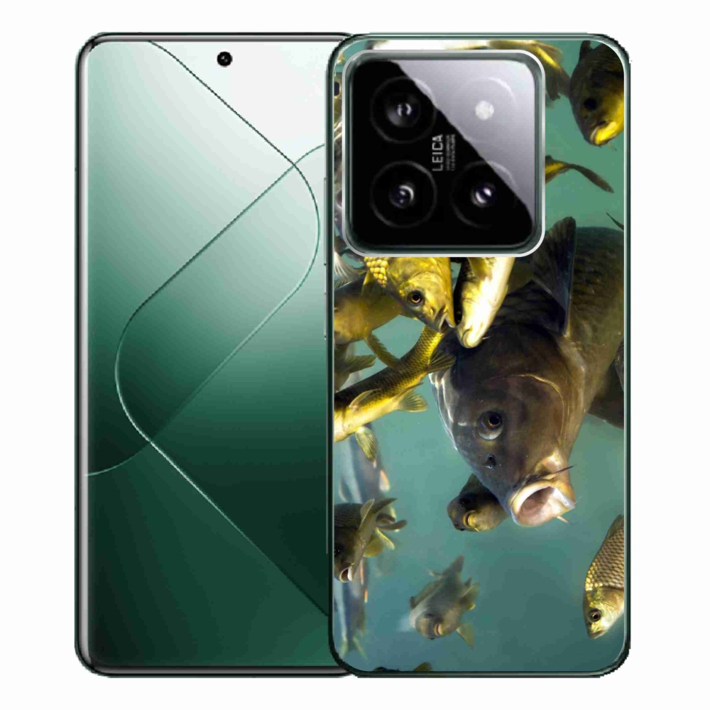 Gél tok mmCase a Xiaomi 14 Pro számára - halak iskolája
