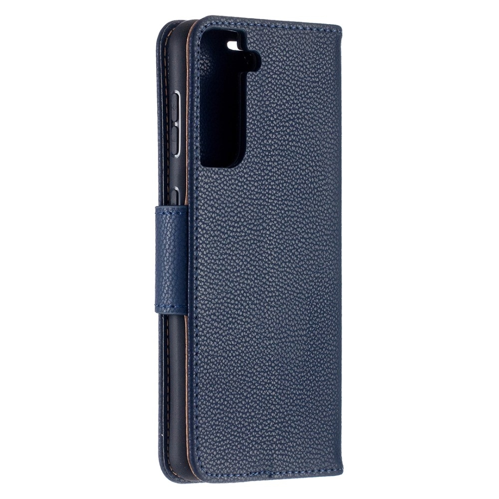 Tárcás könyv tok Samsung Galaxy S21 - kék
