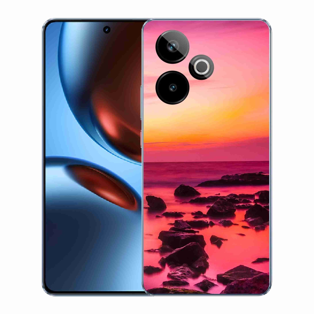 Gél borítás mmCase a Realme GT 7 5G/GT 7T 5G - tenger és világítás számára