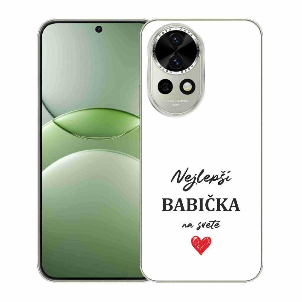 Gél borító mmCase a Huawei Nova 13 5G - Best Grandma 1 fehér háttérrel