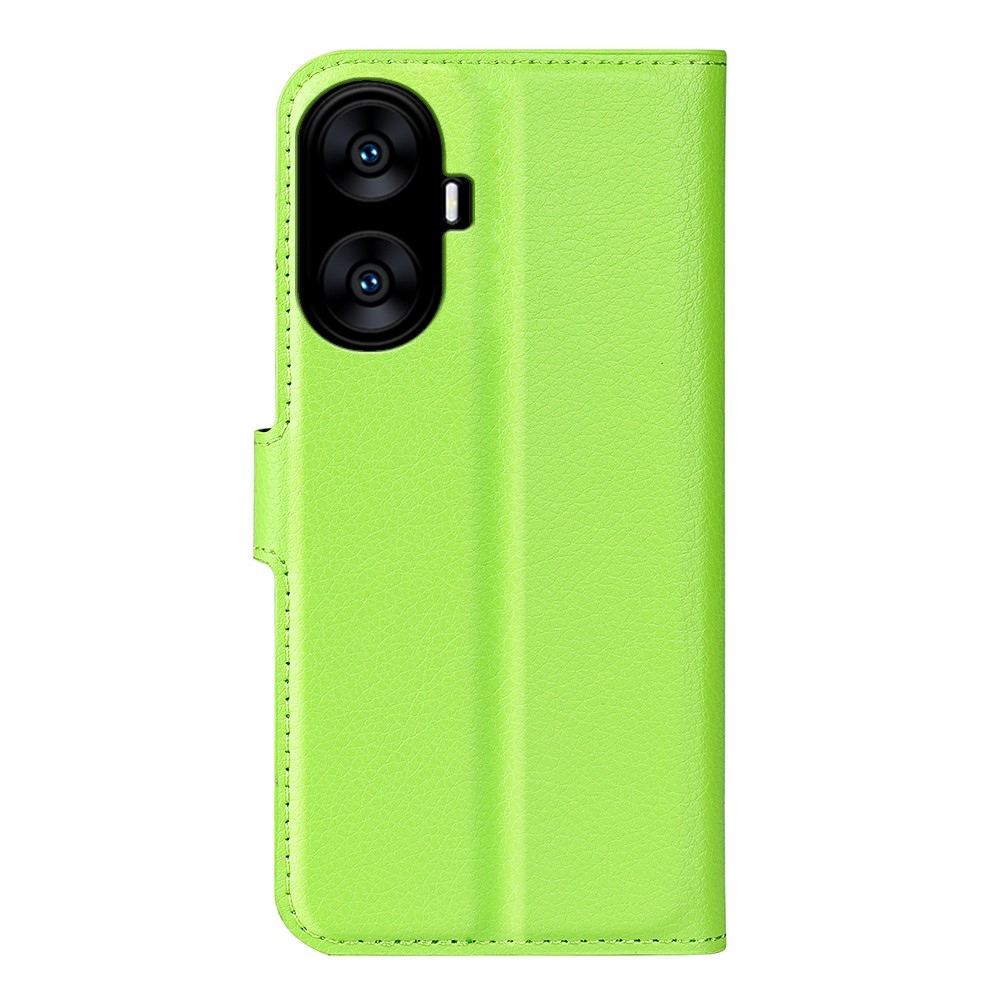 Litchi könyvtáska a Realme C55 készülékhez - zöld