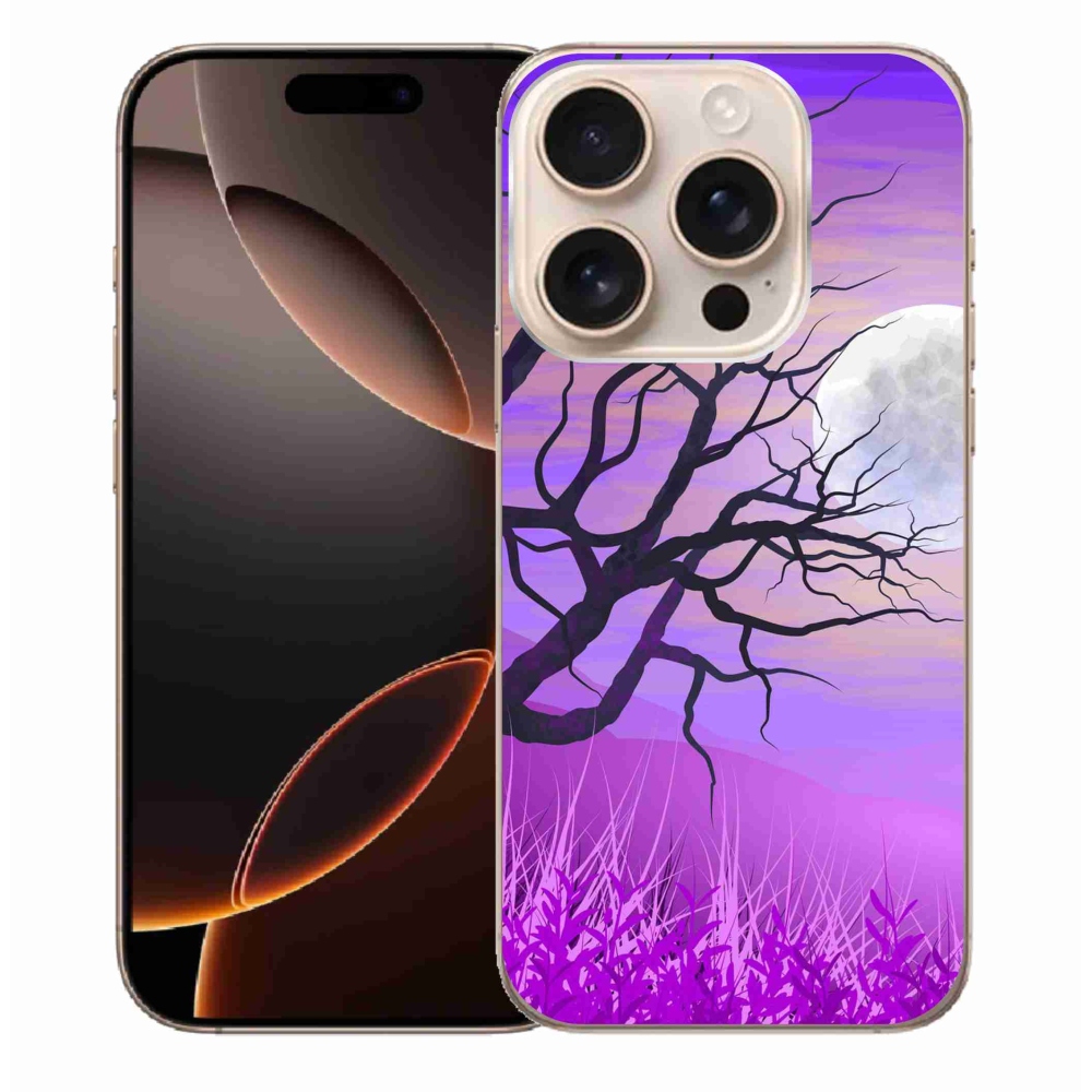 Gél tok mmCase iPhone 16 Pro Max készülékhez - rajzfilmes kidőlt fa