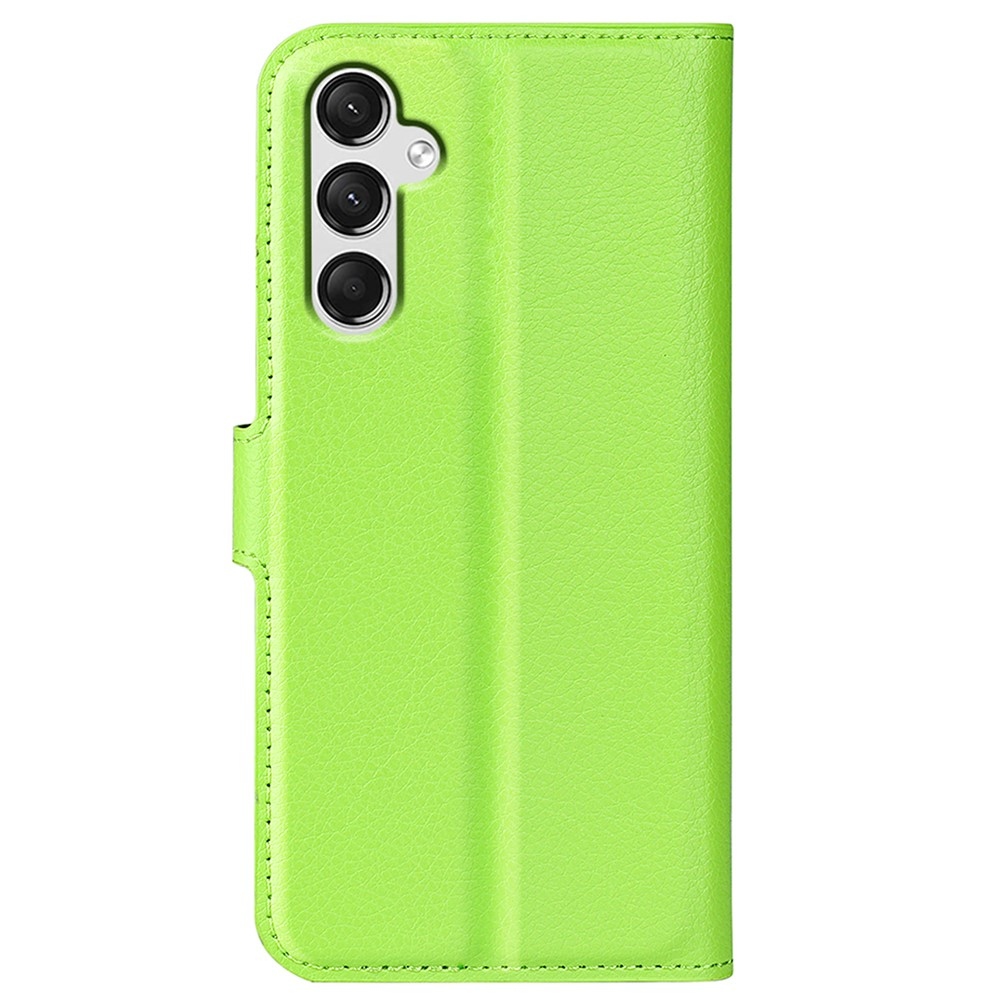 Litchi könyv tok Samsung Galaxy A25 5G - zöld
