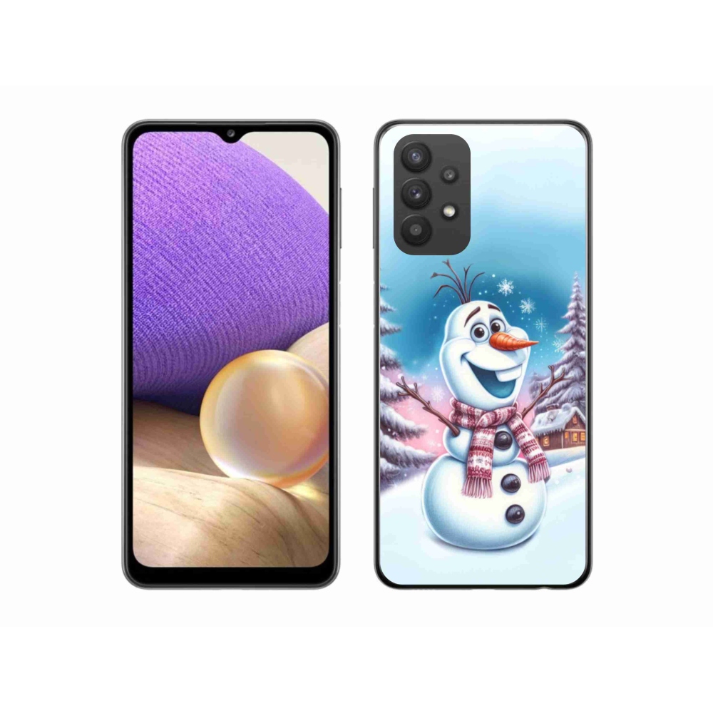 Gél borítás mmCase Samsung Galaxy A32 5G - ice kingdom - jégkirályság