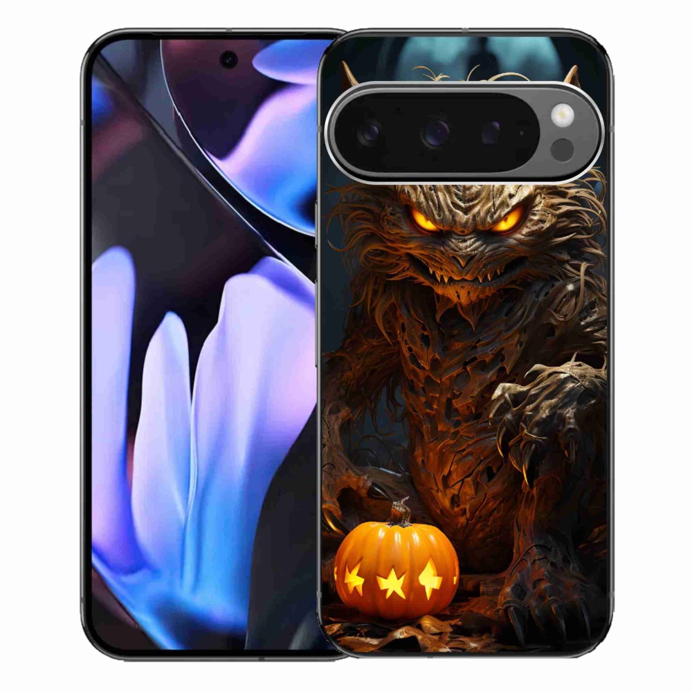 Gél borítás mmCase a Google Pixel 9 Pro XL számára - Halloween szörnyeteg