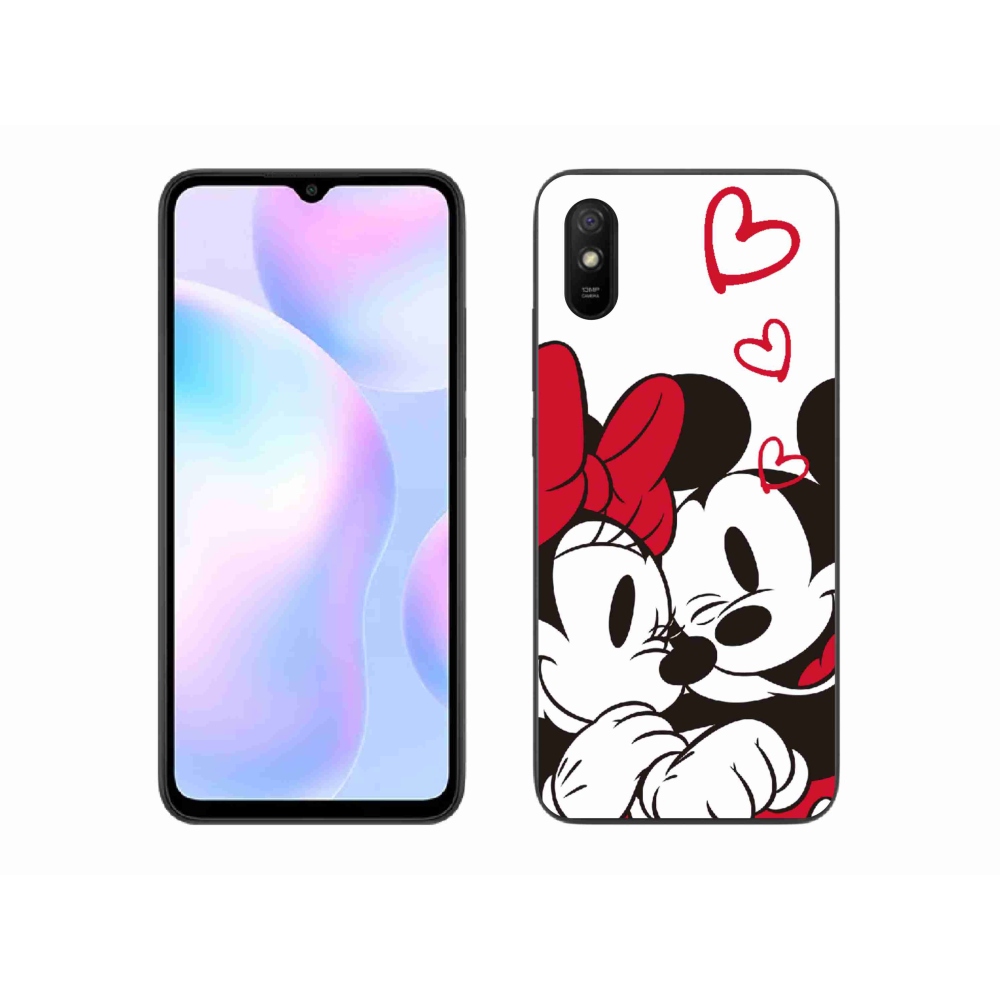 Gél borítás mmCase a Xiaomi Redmi 9AT-hoz - minnie és mickey