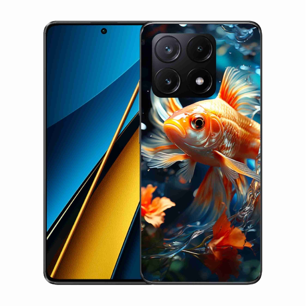 Gél borítás mmCase a Xiaomi Poco X6 Pro 5G számára - hal