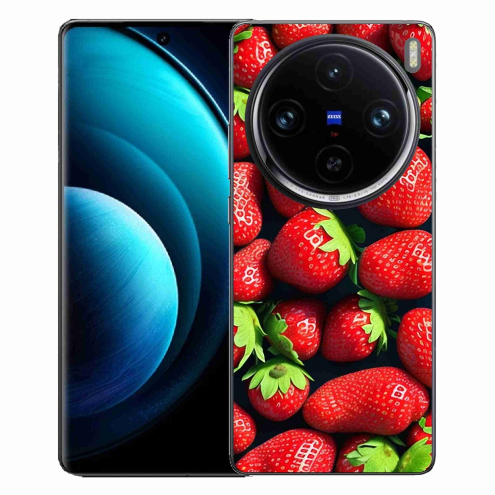 Zselés borítás mmCase a Vivo X100 Pro 5G készülékhez - szamóca