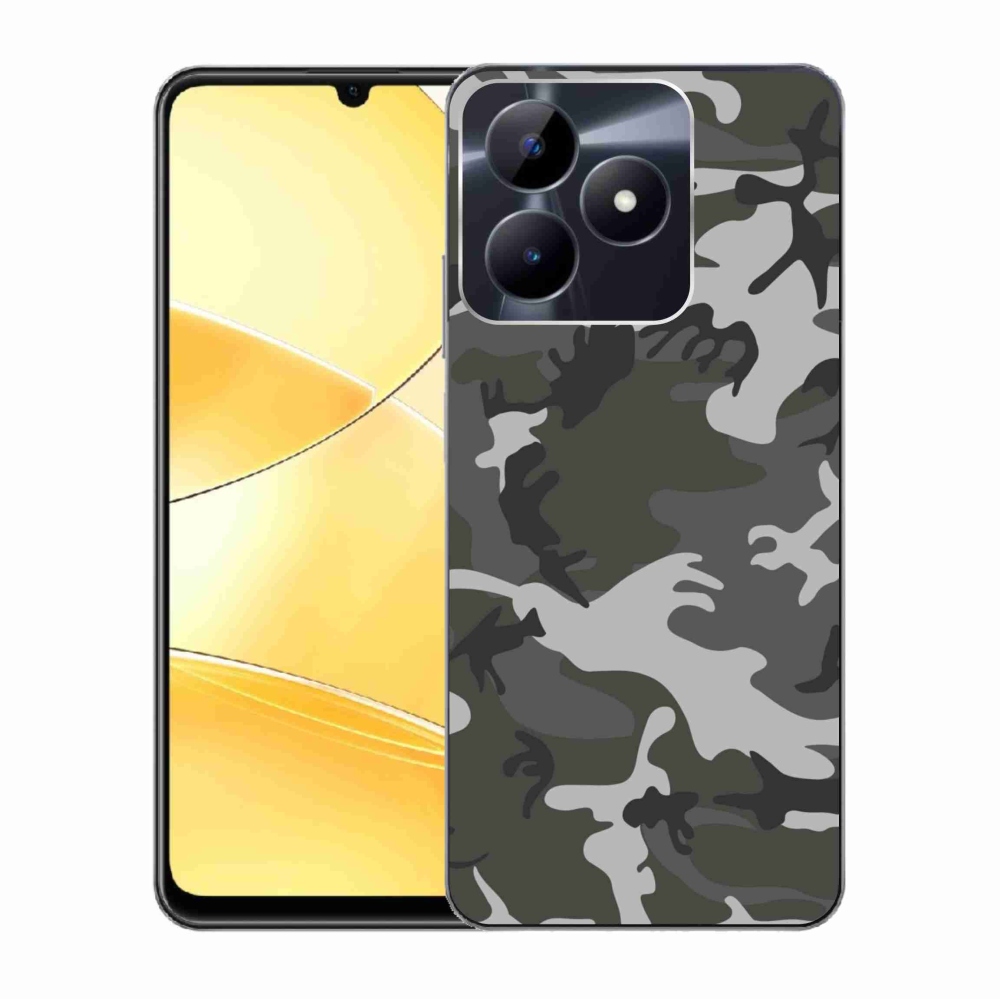 Zselés borítás mmCase a Realme C51/C53 készülékhez - álcázó mintás
