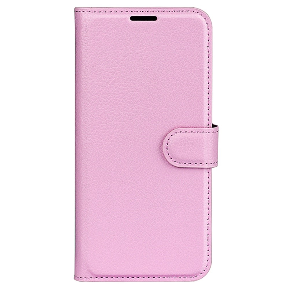 Litchi könyv tok a Xiaomi 14 Pro-hoz - rózsaszínű