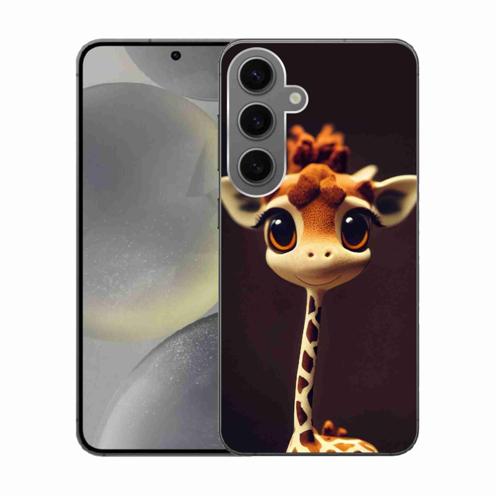 Gél védőhuzat mmCase Samsung Galaxy S24 készülékhez - kis zsiráf