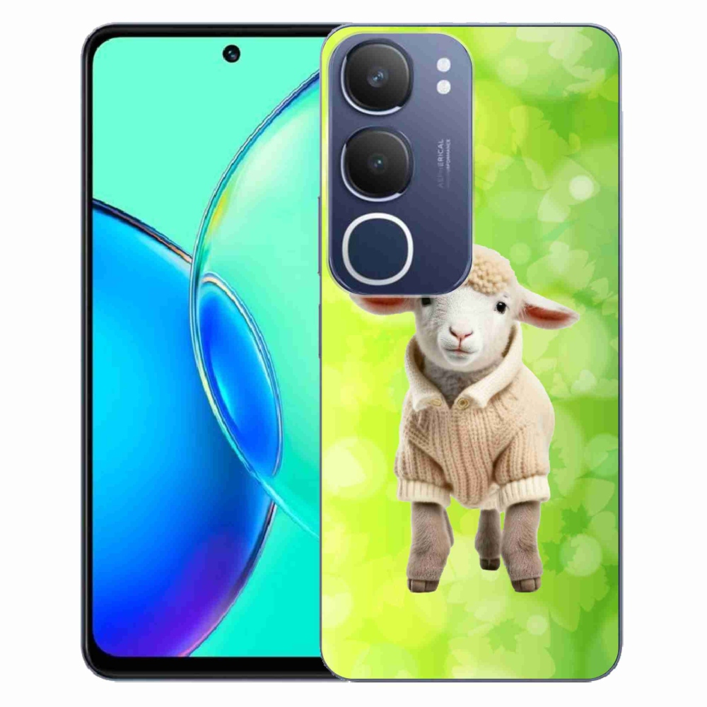 Gél borítás mmCase a Vivo Y19s készülékhez - bárány pulóverben