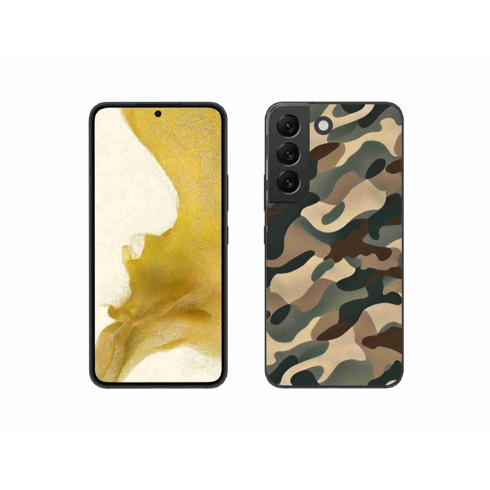 Zselés borítás mmCase Samsung Galaxy S22 5G - terepszínű minta 11