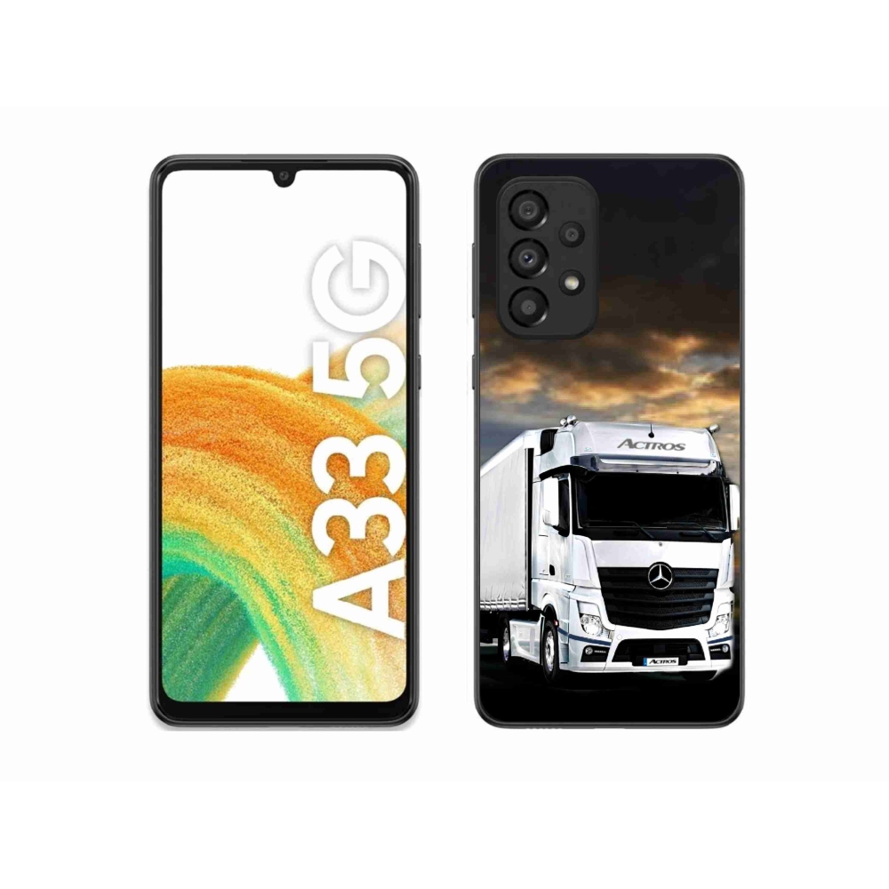 Gél borítás mmCase Samsung Galaxy A33 5G - teherautóhoz