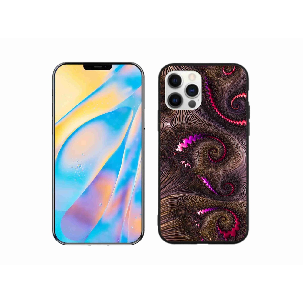 Gél borítás mmCase iPhone 12 készülékhez - absztrakt motívum 24