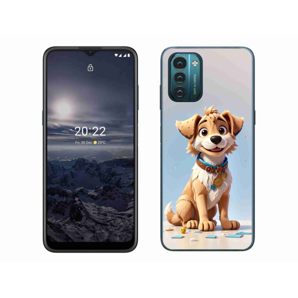 Zselés borítás mmCase a Nokia G11/G21 készülékhez - rajzfilm kölyökkutya