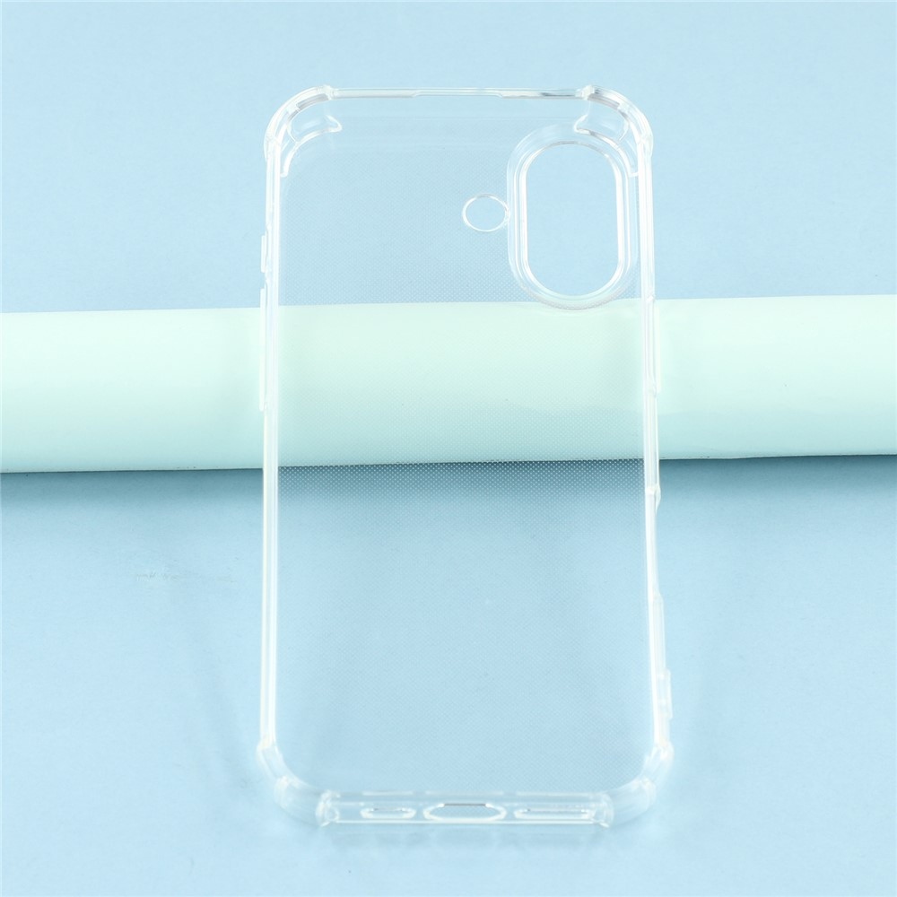 Átlátszó zselés tok megerősített sarkokkal iPhone 17 készülékhez