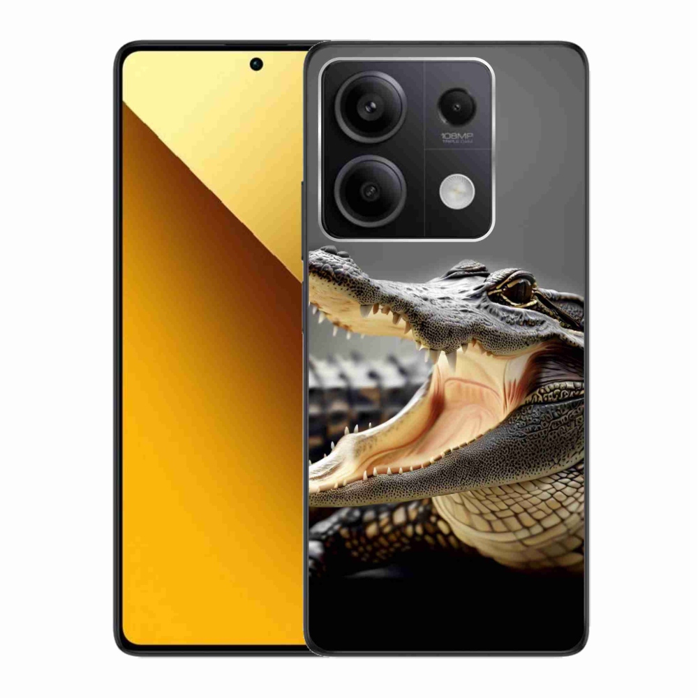 Gél borítás mmCase a Xiaomi Redmi Note 13 5G számára - krokodil