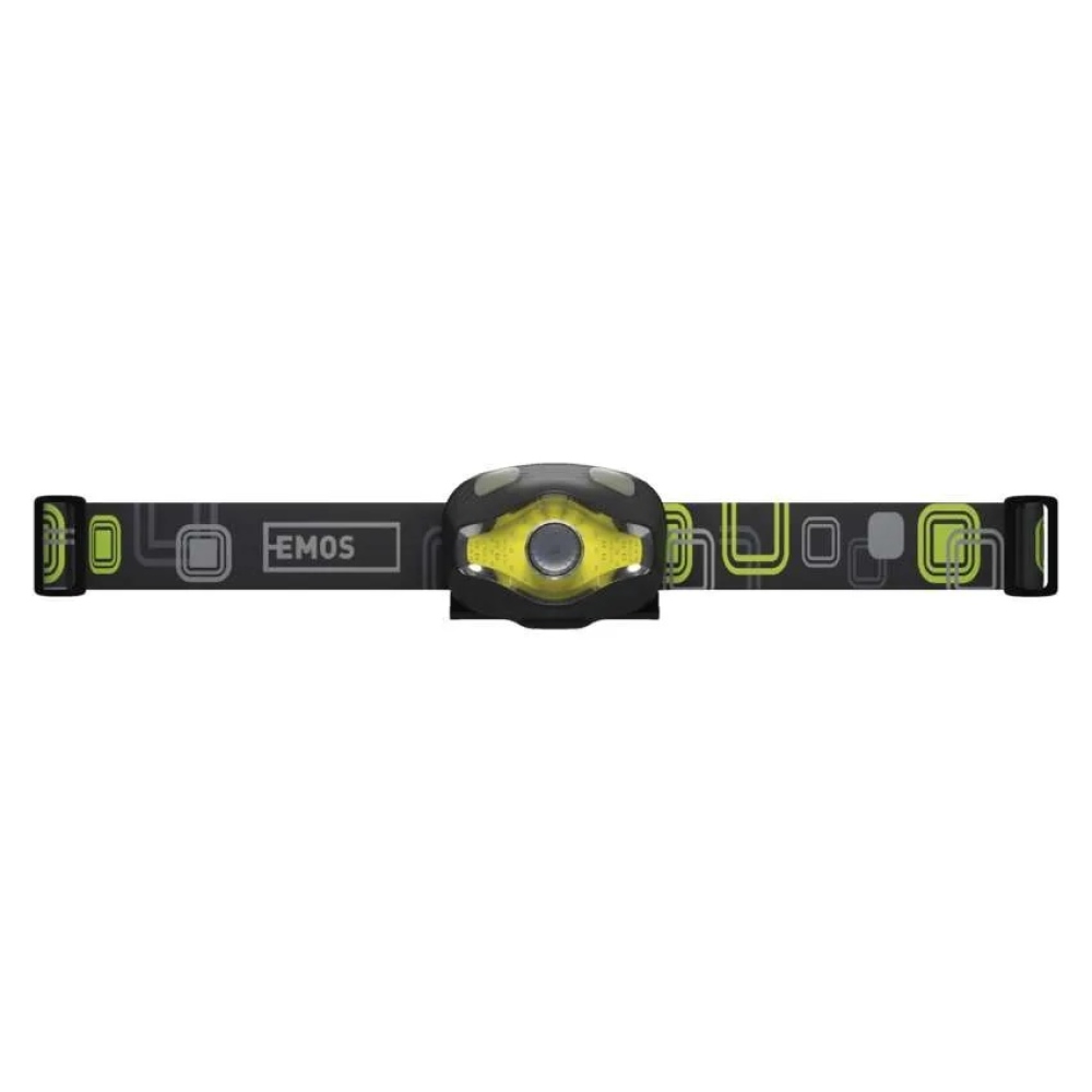 COB LED + LED fényszóró P3536, 220 lm, 100 m, 3× AAA