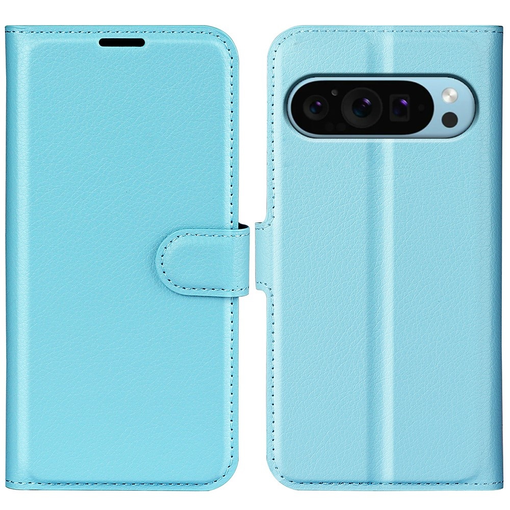 Litchi könyv tok Google Pixel 9/9 Pro készülékhez - kék