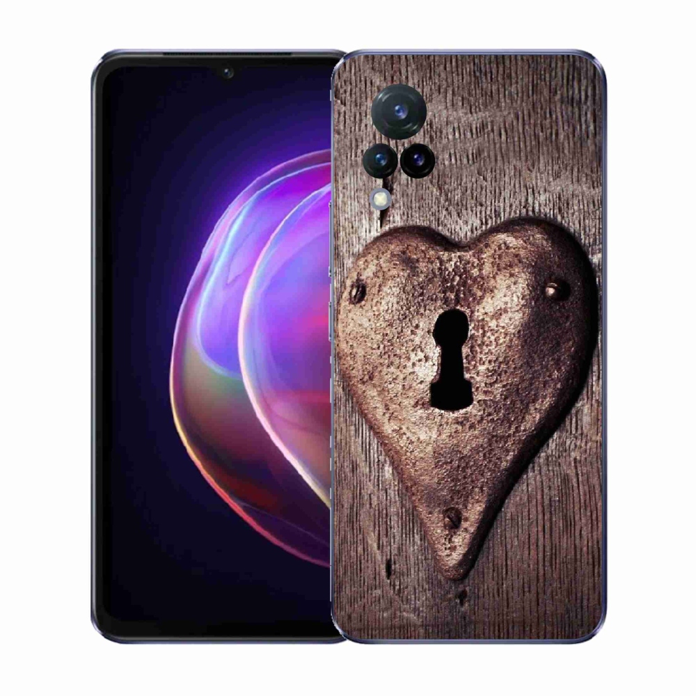 Gél borítás mmCase a Vivo V21 4G/5G készülékhez - szív alakú zár