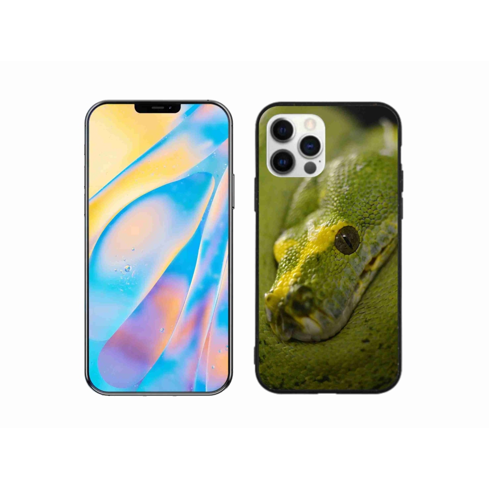 Zselés borítás mmCase iPhone 12 készülékhez - kígyó 2