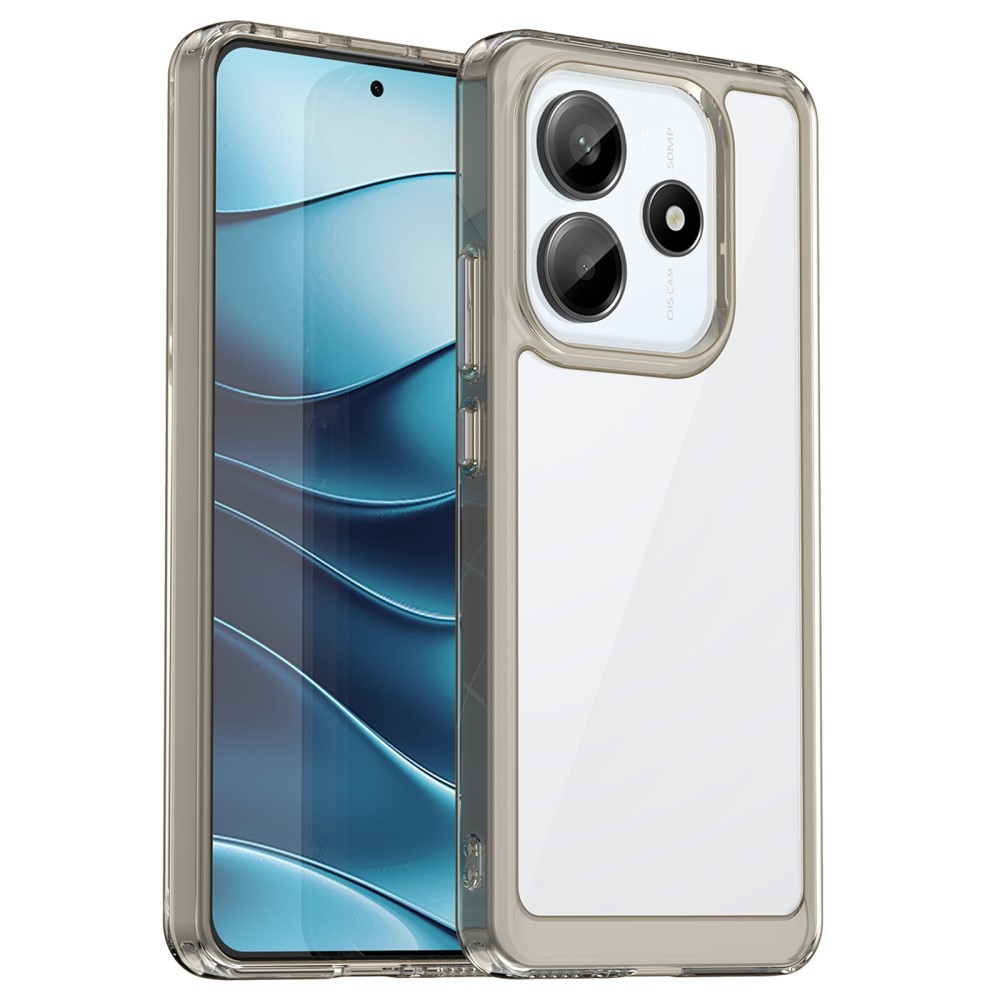 Gél tok kemény hátlappal a Xiaomi Redmi Note 14 5G-hez - szürke