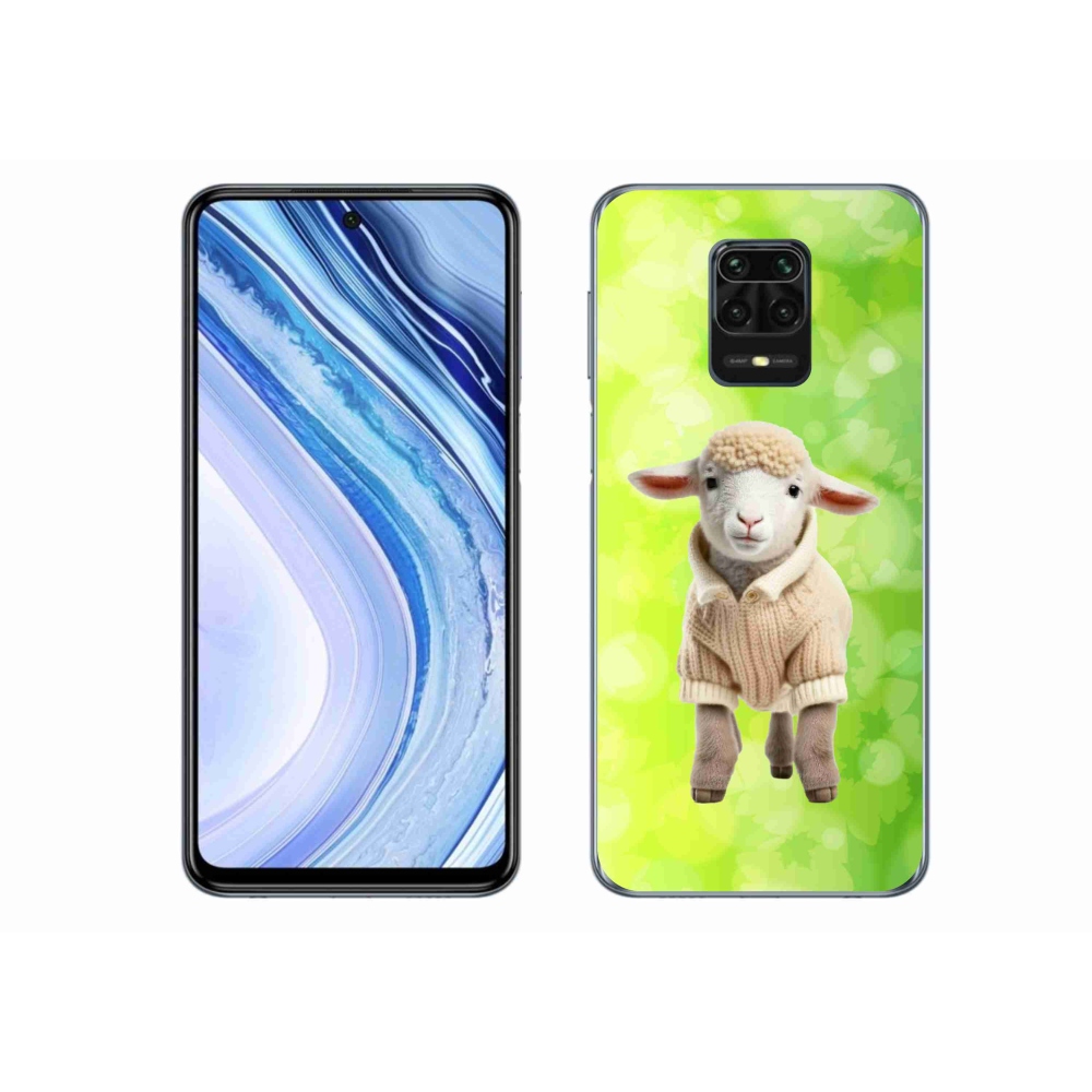 Gél borítás mmCase a Xiaomi Redmi Note 9S-hez - bárány pulóverben